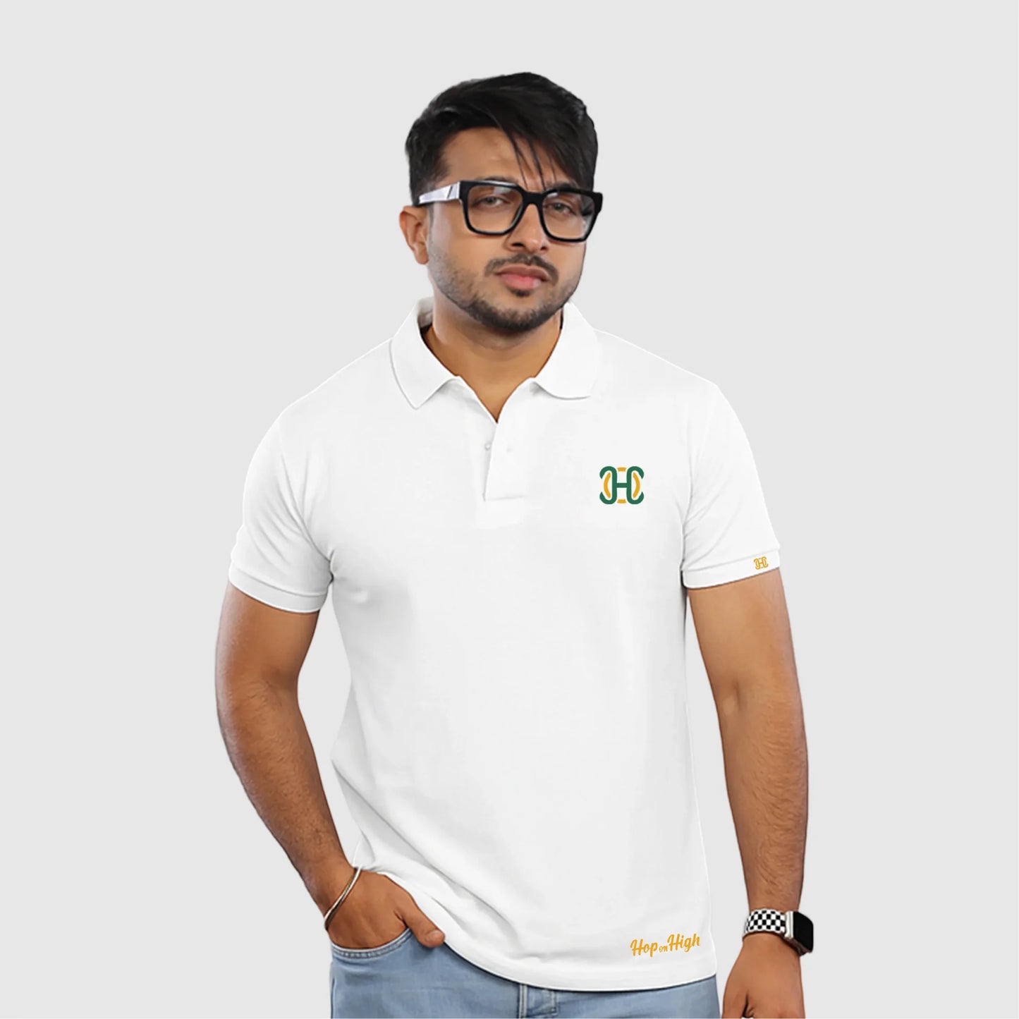 Signature White Polo