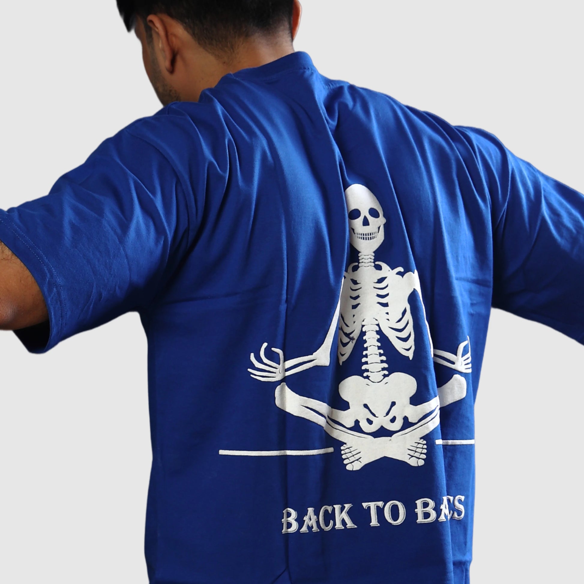 Oversized Skeleton tshirt back